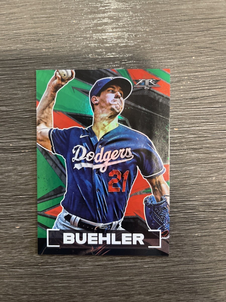 2021 Topps Fire-Walker Buehler #200-Green #143/199 | eBay