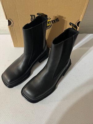 Dr Martens MAYBOLE SQUARE TOE TALL CHELSEA BOOTS MSRP$230 GORGEOUS