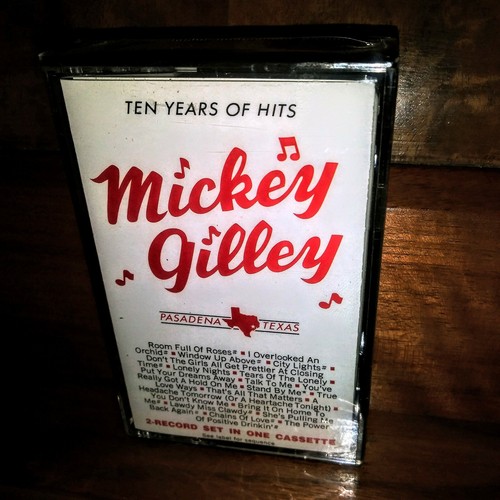 New! MICKEY GILLEY - Ten Years of Hits CASSETTE Stand By Me. Room Full of Roses - Picture 10 of 10