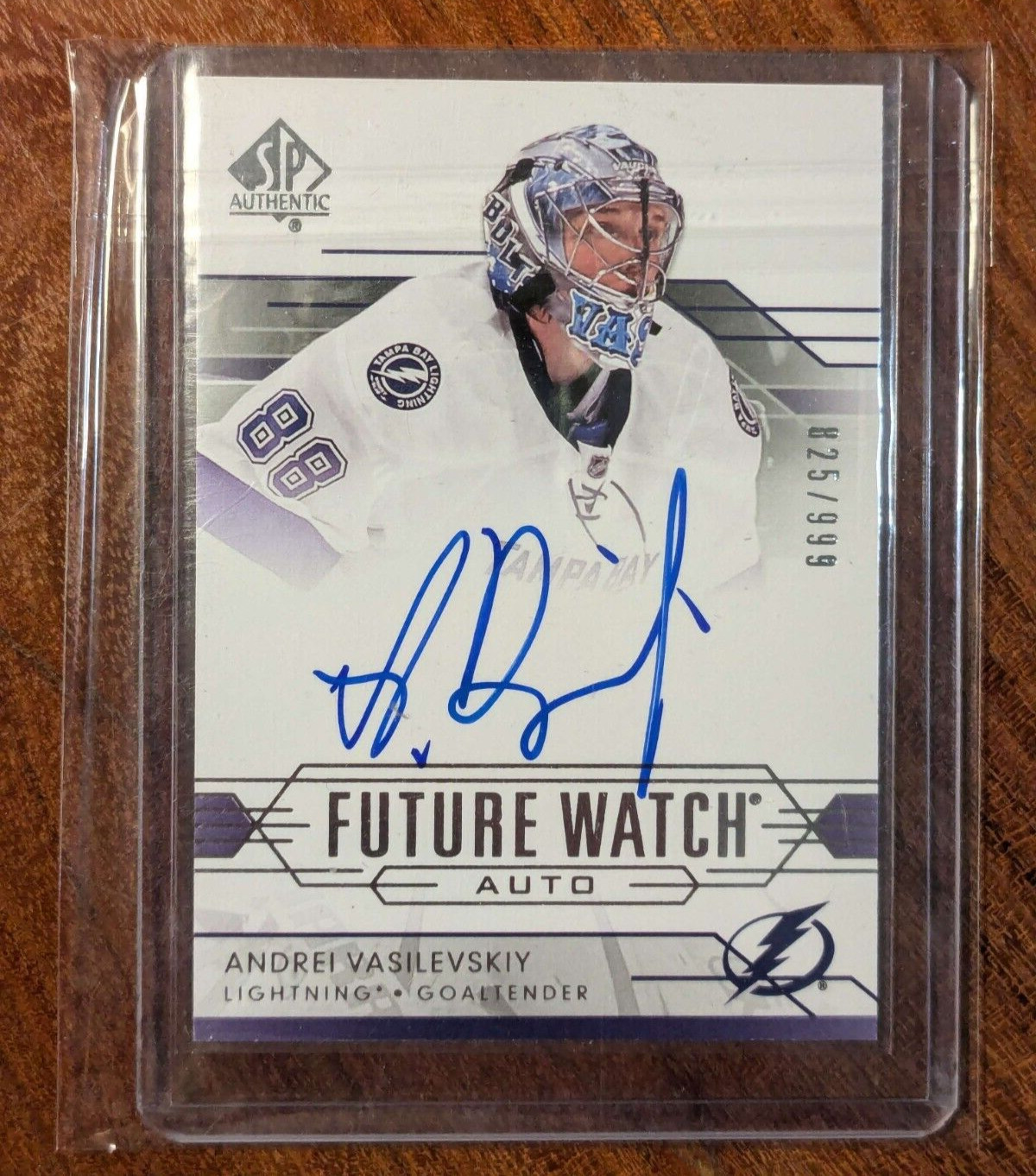 14-15 SP Authentic Andrei Vasilevskiy Future Watch Auto /999