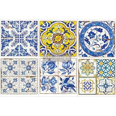 Prima Marketing Re-Design 6''''x12'''' Dekor Transfers 3 Stck. - Haus Fliesen