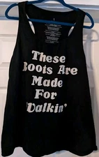 Torrid These Boots Are Made For walking Tank Top Plus Size 1 14/16
