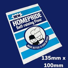 Homepride Self Raising Flour Classic Vintage Vinyl Sticker Kitchen Baking Cook