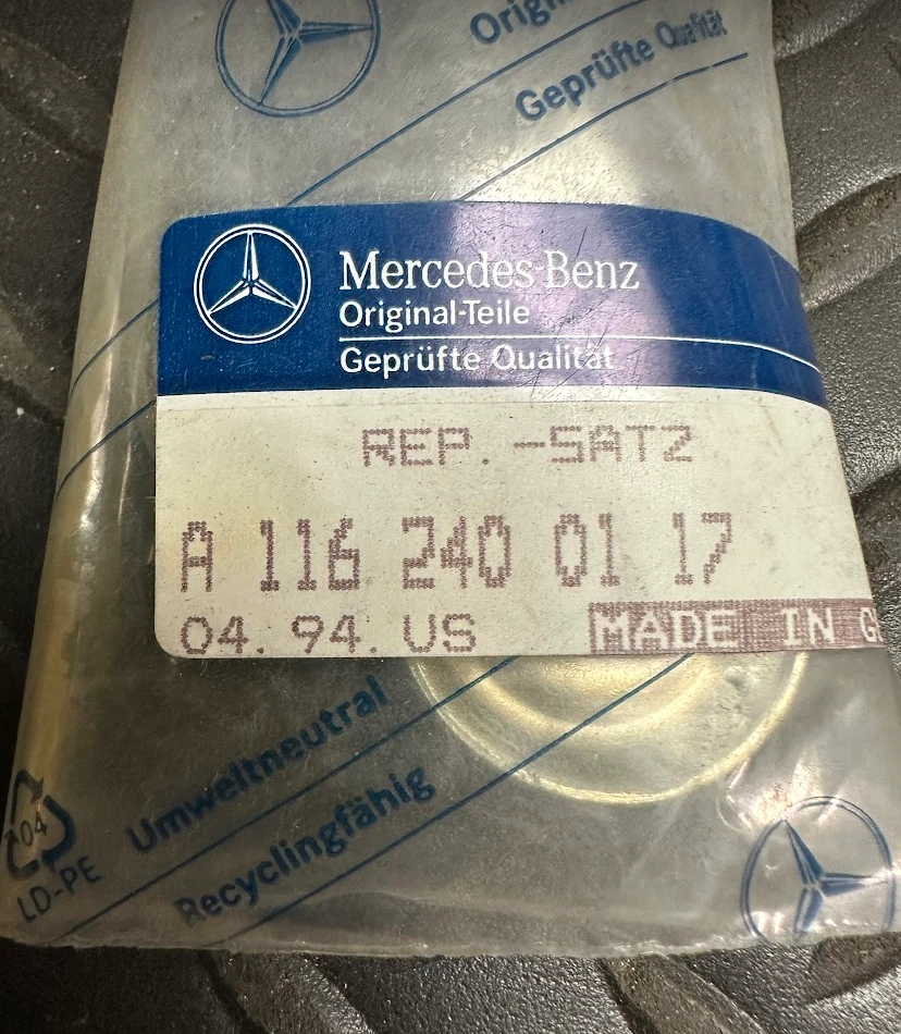 梅赛德斯-奔驰减震衬套套件 - #A 116 240 01 17 - 适合 MBZ 450SEL — 第 2/3 张图片