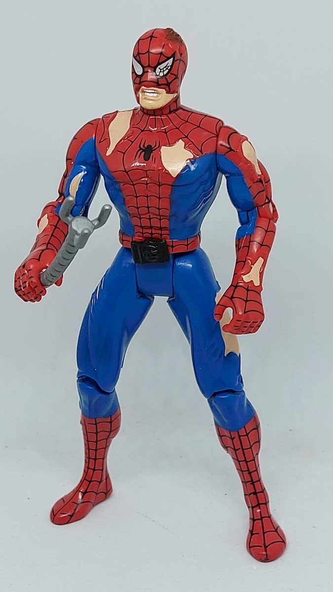 アメコミ TOYBIZ BATTLE RAVAGED SPIDER MAN Spider-Man Classics Series II Battle Ravaged Spider-Man