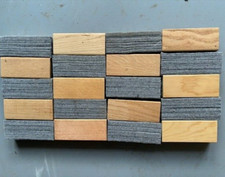 Wool Felt Wooden 5-Inch Chalkboard Eraser 5x2x1 Lot of 20 Shipped from USA