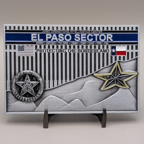 🔥🔥 Texas Rangers Joint Operations Intelligence Center Gang Challenge Coin 🔥🔥