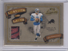 2003 Absolute Memorabilia Leather and Laces #LL8 Joey Harrington 076/500