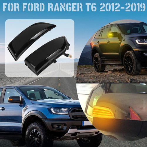 Dynamic LED Side Mirror Indicator Light Turn Signal for Ford Ranger T6 2012-2019 - Picture 3 of 10