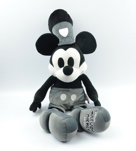 peluche de mickey mouse blanco y negro