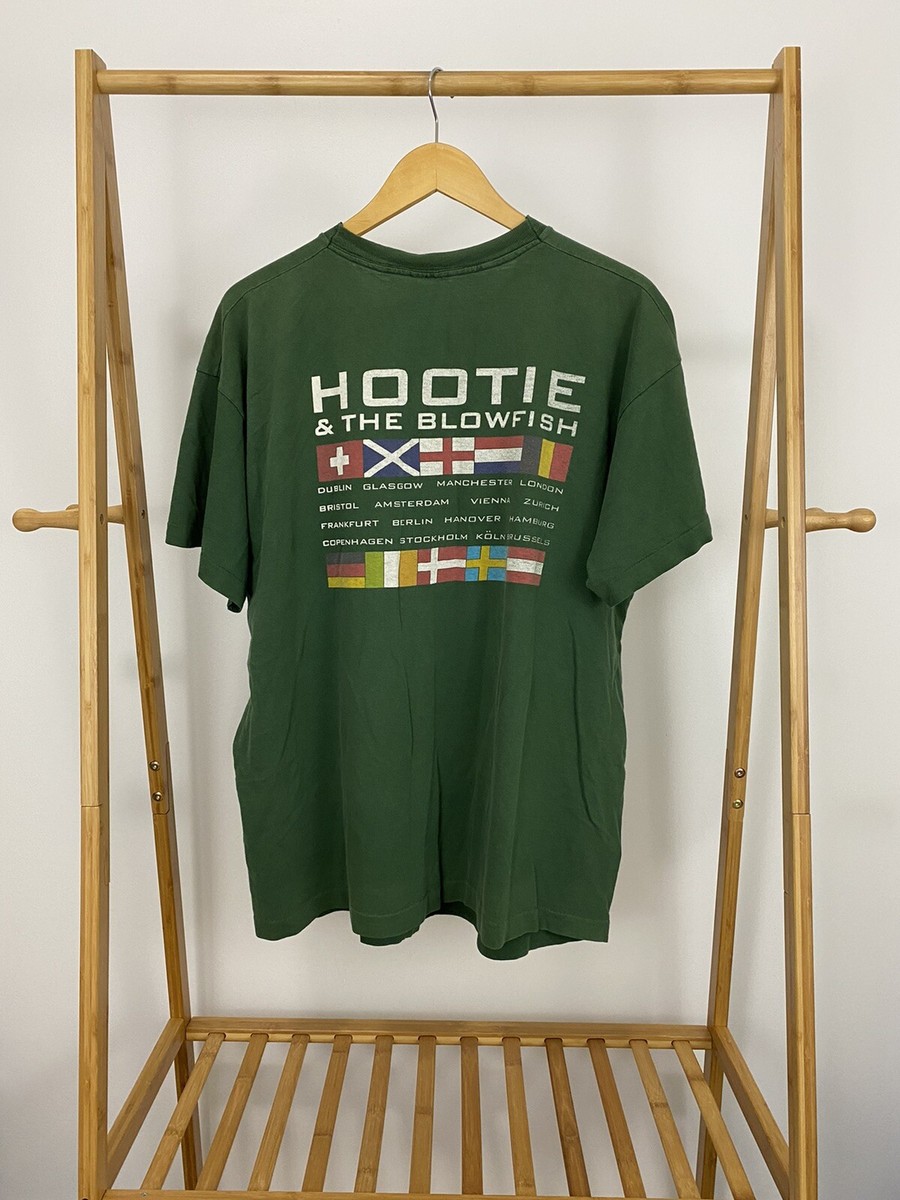 RARE VTG Hootie & The Blowfish 90s European Tour Single Stitch 