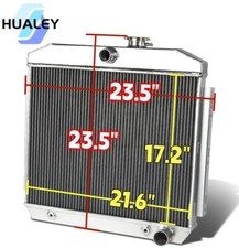 3 Row Aluminum Radiator For 1955-1957 Chevy Bel Air Nomad 150 210 V8 5057 3 Row Aluminum Radiator For 1955-1957 Chevy Bel Air Nomad 150 210 V8 5057