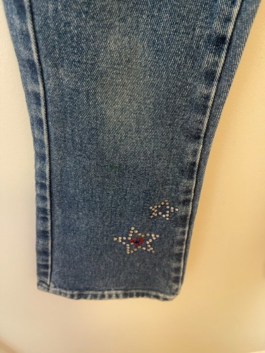 Vintage Y2K 90s 00s Limited Too Embellished Bedazzled Jeans USA Stars bootcut 7 - Picture 8 of 10