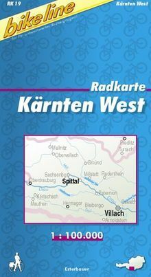 Bikeline Radkarte Kärnten West . 1 : 100.000. Österreich | Buch | Zustand gut - not specified