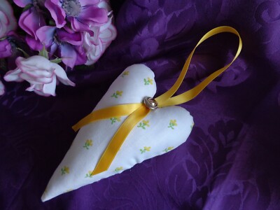 HERZ ° Stoffherz im Tilda Style ° Landhaus ° 17 x 9,5 cm ° Deko TOP! (22)