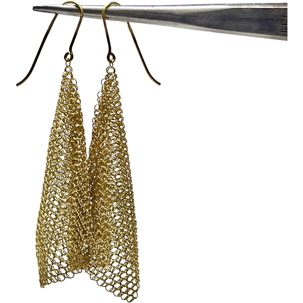 Tiffany elsa peretti store mesh earrings