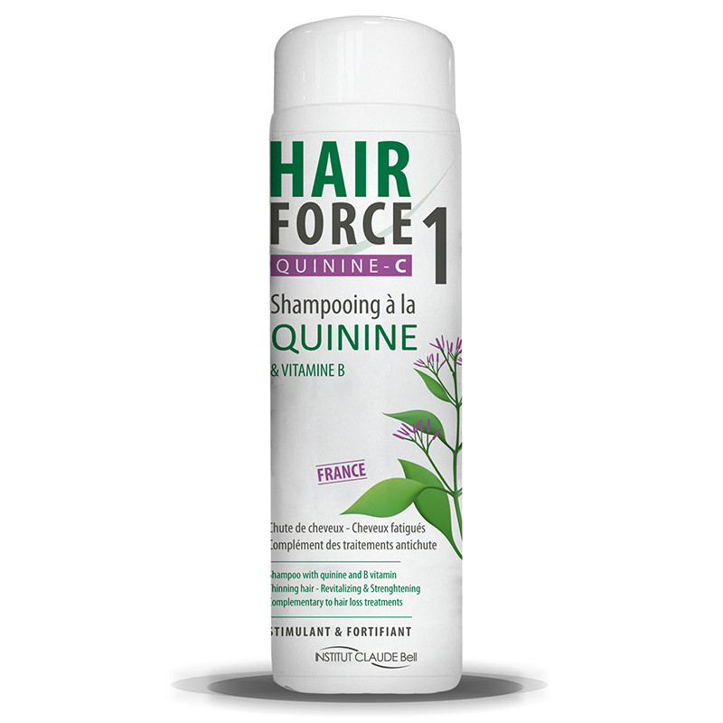 Shampooing Hair Force One Quinine C routine anti-chute sous la douche matinale