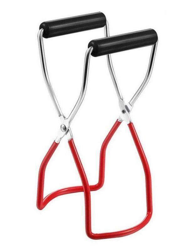 Le Parfait Hot Jar Tongs / Handler Jam Jar Tongs Kitchen Tongs Red