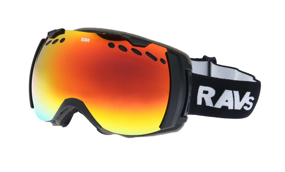 Ravs Universal Skibrille für Brillenträger Helmkompatibel Doppel Scheibe MAX VI