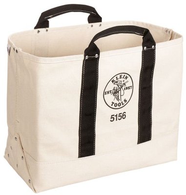 Klein Tools 5156 19-Inch Canvas Double-Layer Tool Bag