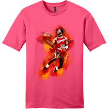 NEW Art Society x SWOD MJ WATERCOLOR Tee Shirt NEON PINK SM-4XLARGE MADE IN USA