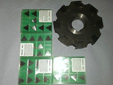 WALTER Ø125 Scheibenfräser F252-735 + 48 Wendeplatten WIDIA TPUN160312 /323