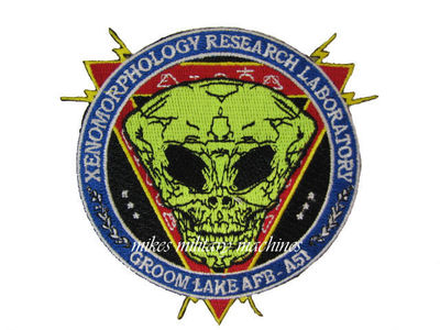 Black Ops Area 51 Space Alien Autopsy Xenomorphology Laboratory Research Patch