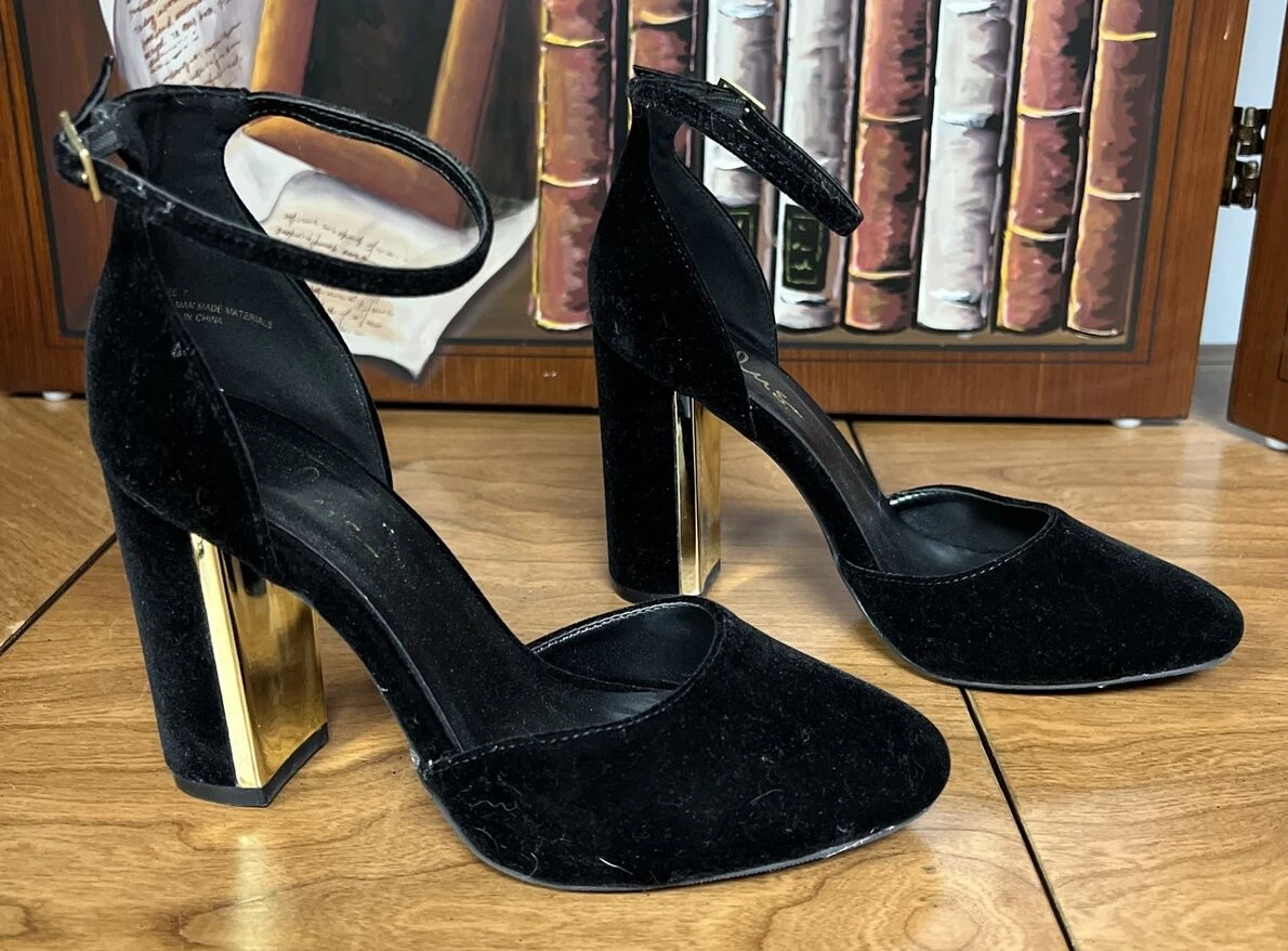 Yardena Black Suede Stiletto Heel Sandal