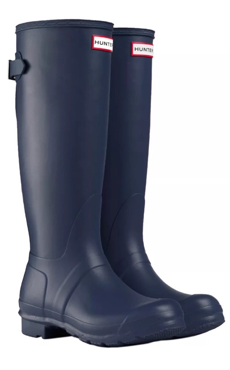Hunter W24893 Original back adjustable Boots Sz. 5 - Navy New! | eBay