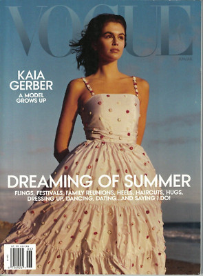 VOGUE US magazine June July 2021 KAIA GERBER Bella Hadid KENDALL JENNER 6/7 Usa