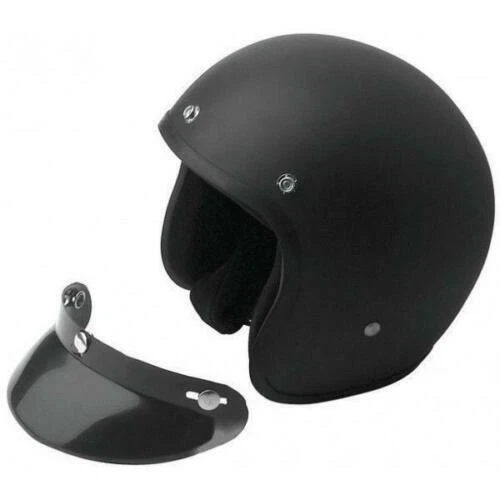 Matte Bandit Motorrad-Jethelme