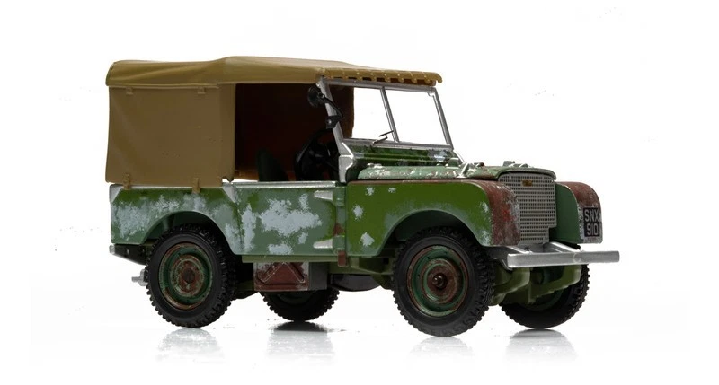 New Release VA11119 Corgi 1:43rd Scale Land Rover Series 1 Light Green 80" Model - Image 2 of 2