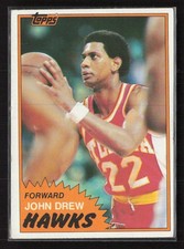 1981-82 Topps #1 John Drew - EX/NM Set Break!