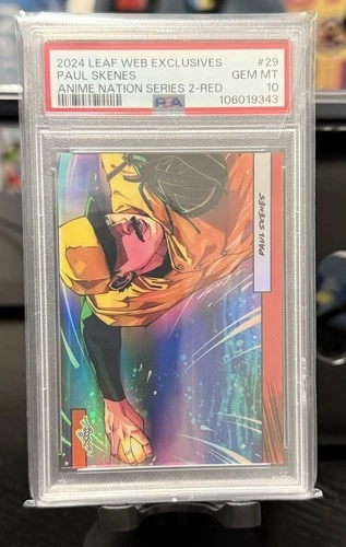 Paul Skenes 2024 Leaf Anime Nation Series 2 Red 24/25 - PSA 10 Gem Mint