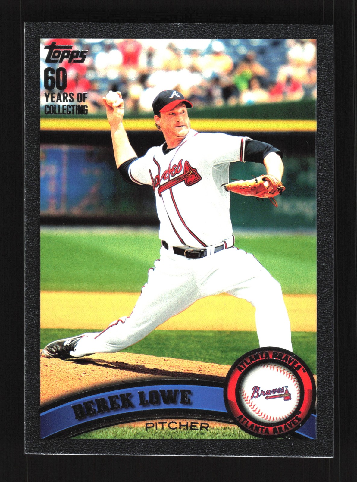 Derek Lowe Atlanta Braves 2011 Topps Black #19 SN /60