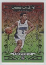 2022-23 Obsidian Electric Etch Red Yellow & Green Flood 72/75 Caleb Houstan 01uy