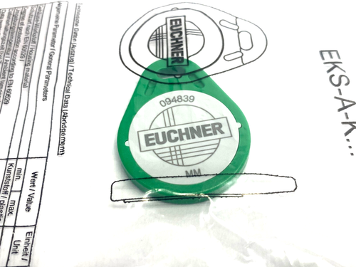 Euchner EKS-A-K1GNWT32-EU Electronic Key Read/Write 094839