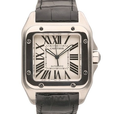 Cartier Santos 100 XL Ref. 2656 Stahl 38mm Automatik Uhr