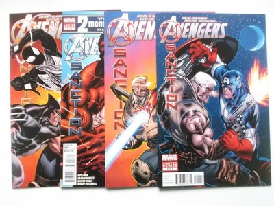 Avengers: X-Sanction Heft 1 2 3 4 komplett US Marvel 2012 Zustand 1