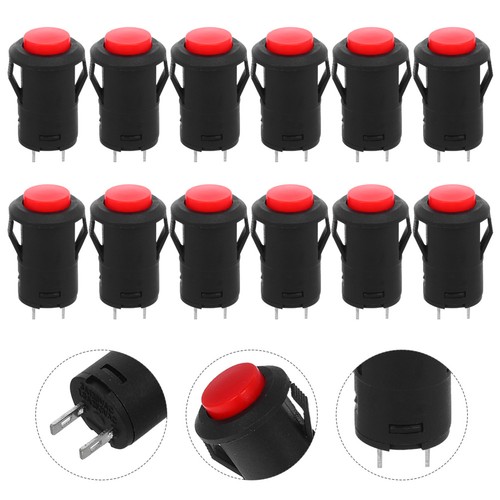 12 Pcs Panel Push Button Pre-wired Led Switch Marine Spring Loaded - Picture 9 of 20