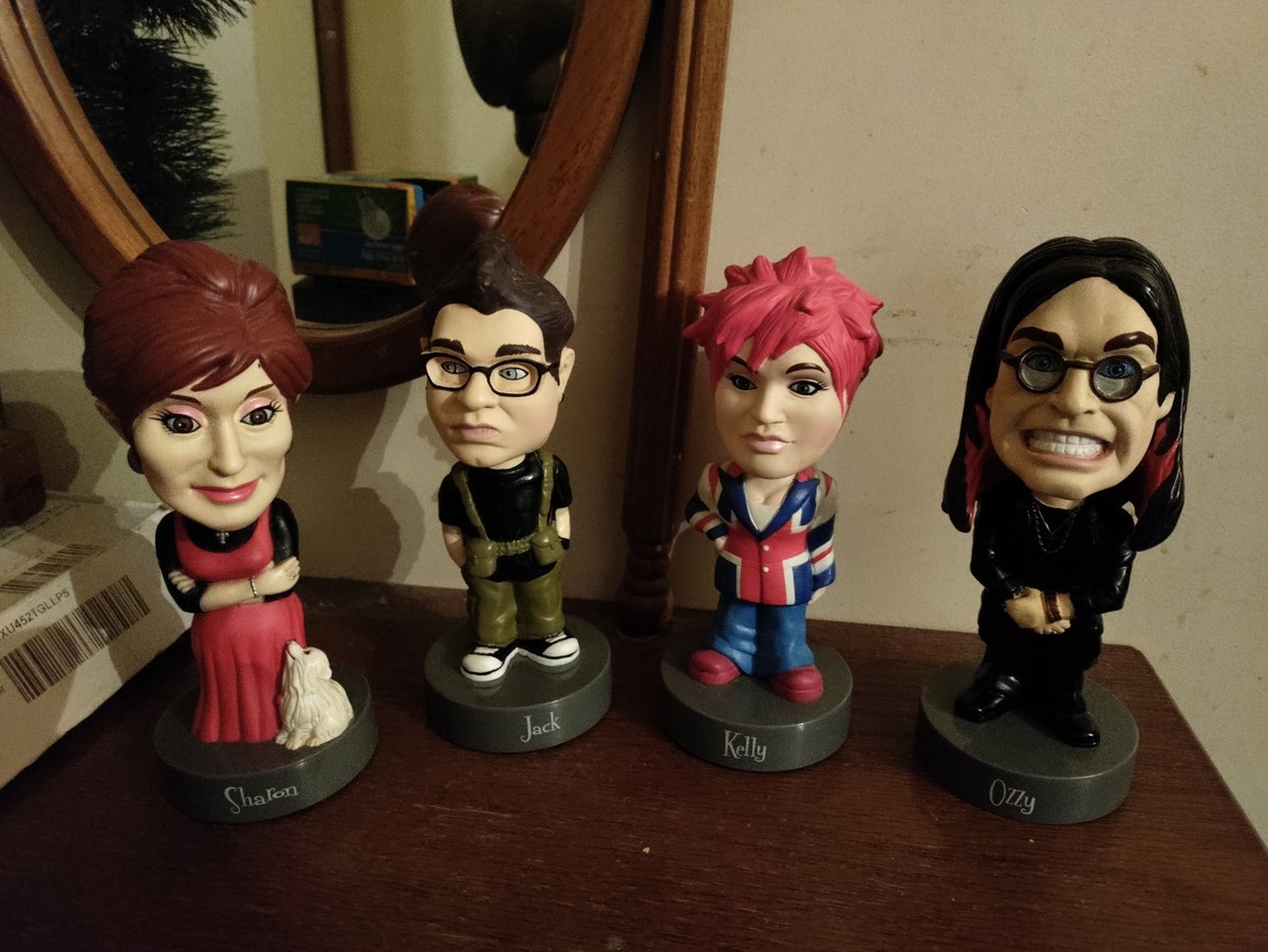 Osbourne Family Bobbleheads Set 4 Ozzy Sharon Jack Kelly 2002 | eBay