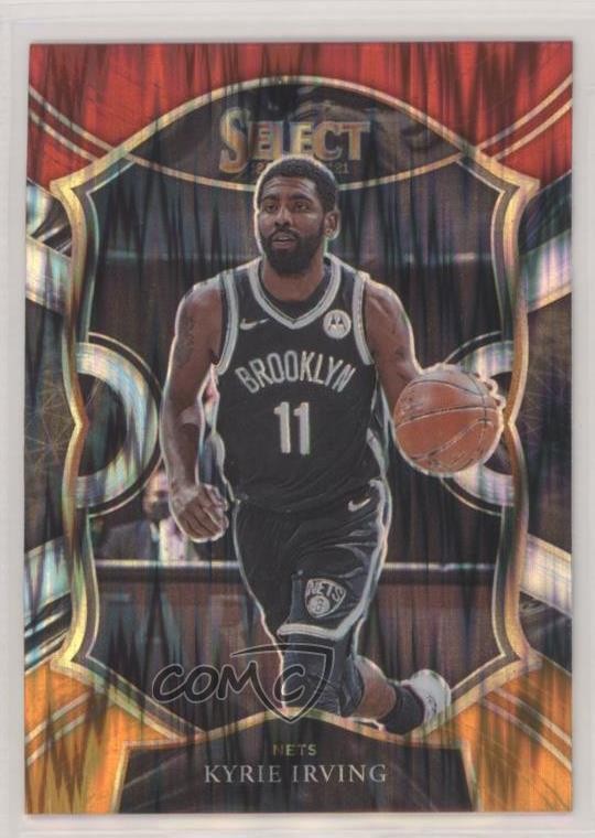 2020 Panini Select Concourse Red White Orange Flash Prizm Kyrie Irving #42 9hx