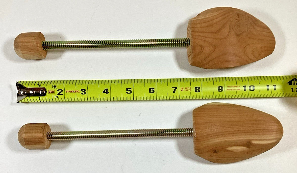 Cedar Flexible Pair Shoe Trees/Stretch & Shape & Care For Shoes/Travel Perfect