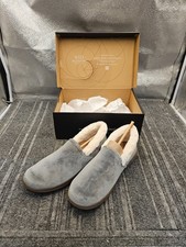 Vionic Clare Women's Faux Fur Slippers Charcoal Size 12 M J0779F3020