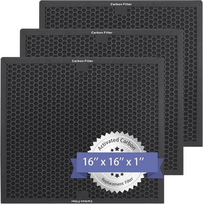 3-Pack Active Carbon Filters for Bluedri, VEVOR & Dri-Eaz Air Purifiers