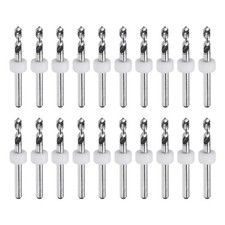 20pcs Micro PCB Drill Bits 3.05mm Tungsten Steel for  CNC Engraving