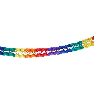 Amscan Europe Regenbogengirlande 2Stück je 2,5m, in bunten Farben NEU & OVP