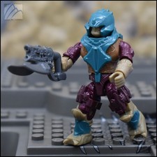 HALO MEGA BLOKS CONSTRUX VERDE AZULADO PACTO BRUTO MENOR FIGURA UNA NUEVA SERIE AMANECER