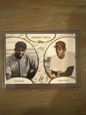 2025 Topps Dynamic Duals Josh Gibson Satchel Paige SHORT PRINT SP-4