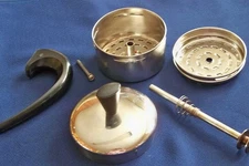 Farberware Superfast 2-4 Cup Percolator Replacement Parts Basket, Stem, Lid 5 pc